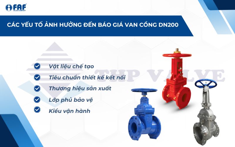 báo giá van cổng dn200