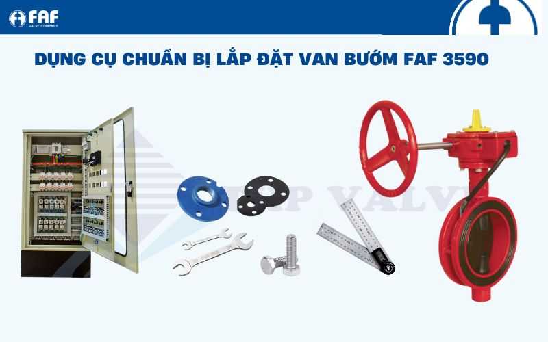 dụng cụ lắp đặt van bướm tín hiệu điện faf 3590