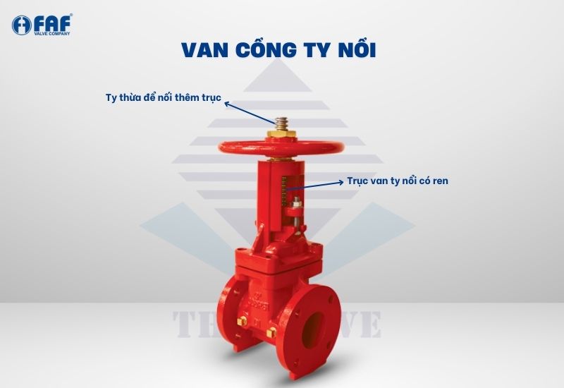 hình ảnh thực tế van cổng ty nổi