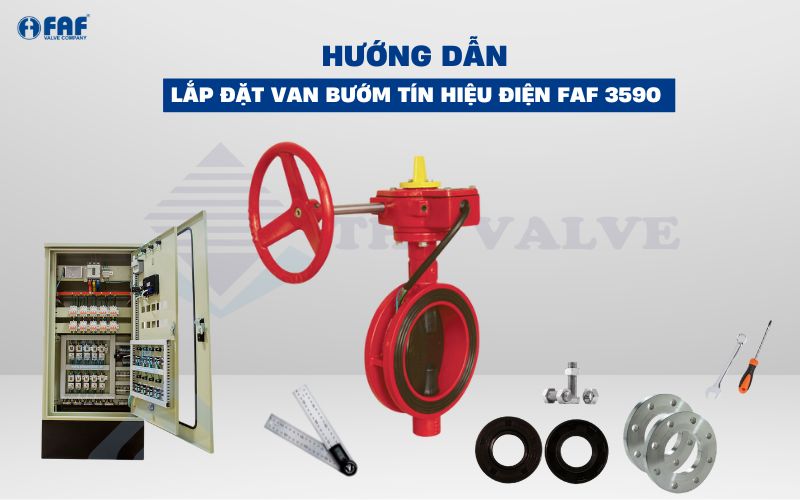 hướng dẫn lắp đặt van bướm tín hiệu điện faf 3590