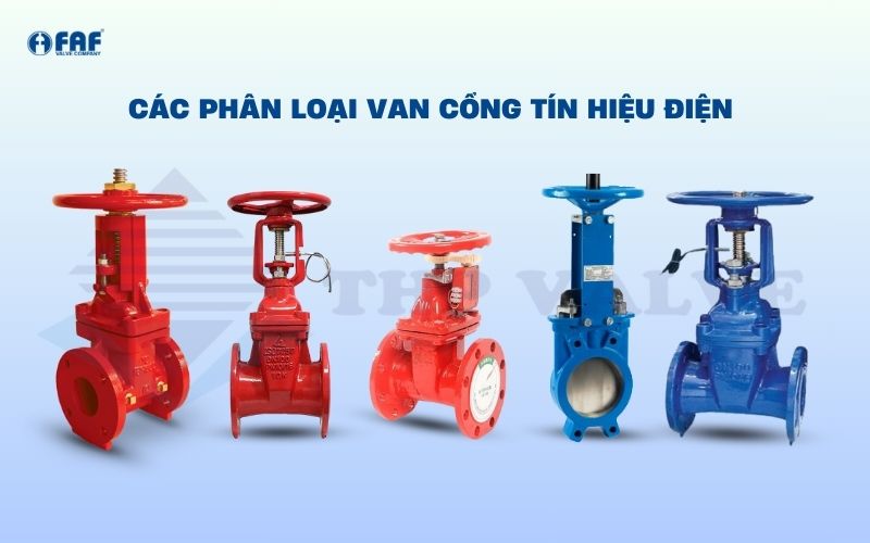 phân loại van cổng tín hiệu điện