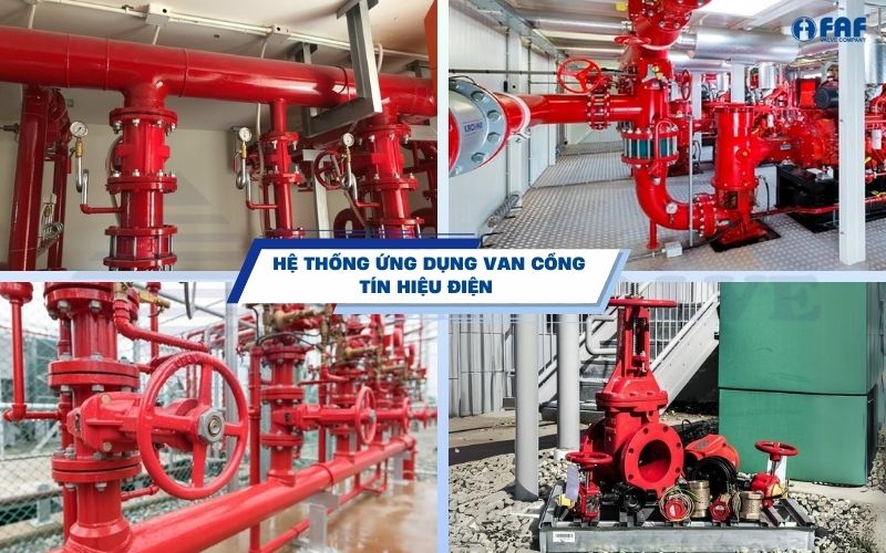 ứng dụng van cổng tín hiệu điện