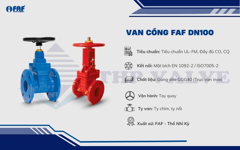 van cổng faf dn100