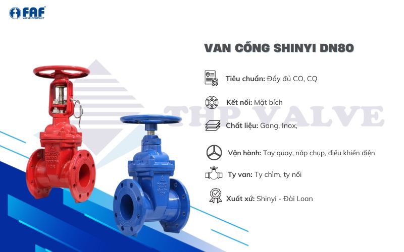 van cổng shinyi dn80