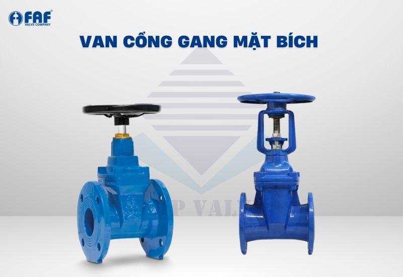 van cổng gang mặt bích