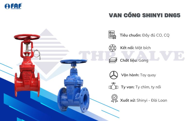 van cổng shinyi dn65