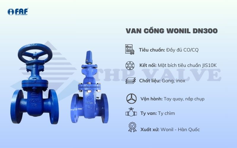 van cổng wonil dn300