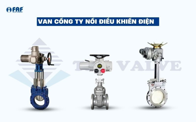 van cổng ty nổi điều khiển điện