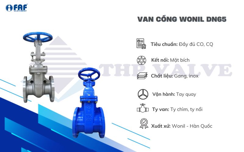 van cổng wonil dn65