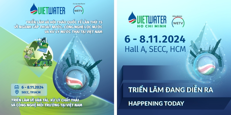 Vietwater 2024 - Triển lãm ngành nước lần thứ 15 