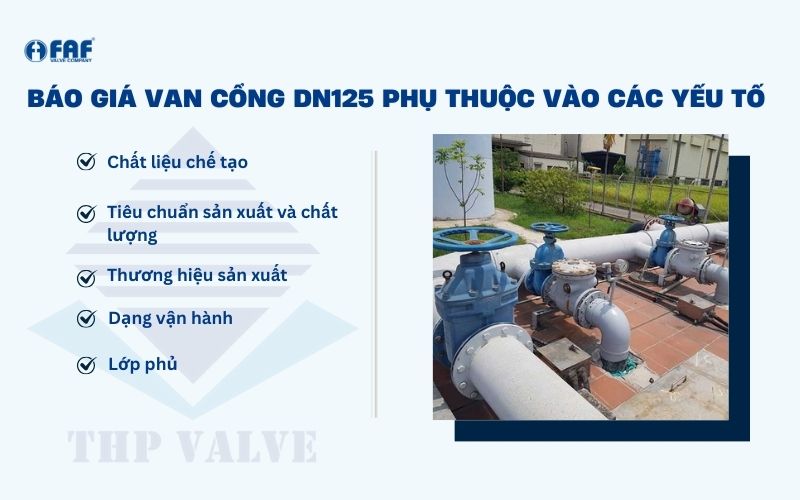 các yếu tố ảnh hưởng đến báo giá van cổng dn300