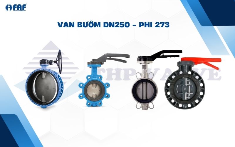 giới thiệu van bướm dn250