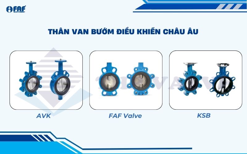 van bướm điều khiển châu âu