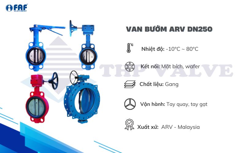 van bướm dn250 arv