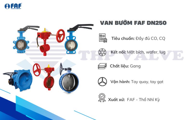 van bướm dn250 faf