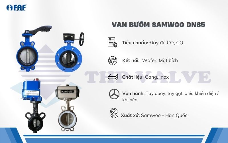 van bướm dn65 samwoo