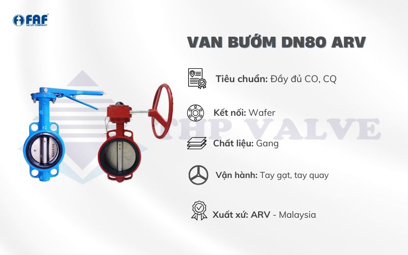 van bướm dn80 arv