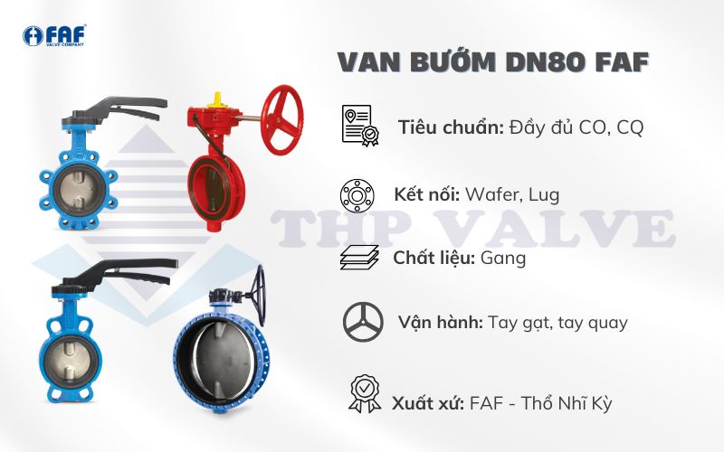 van bướm dn80 faf valve