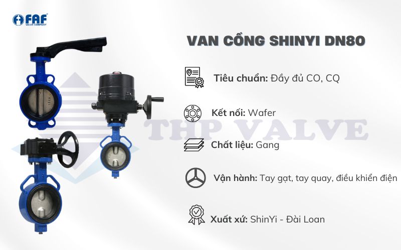 van bướm dn80 shinyi