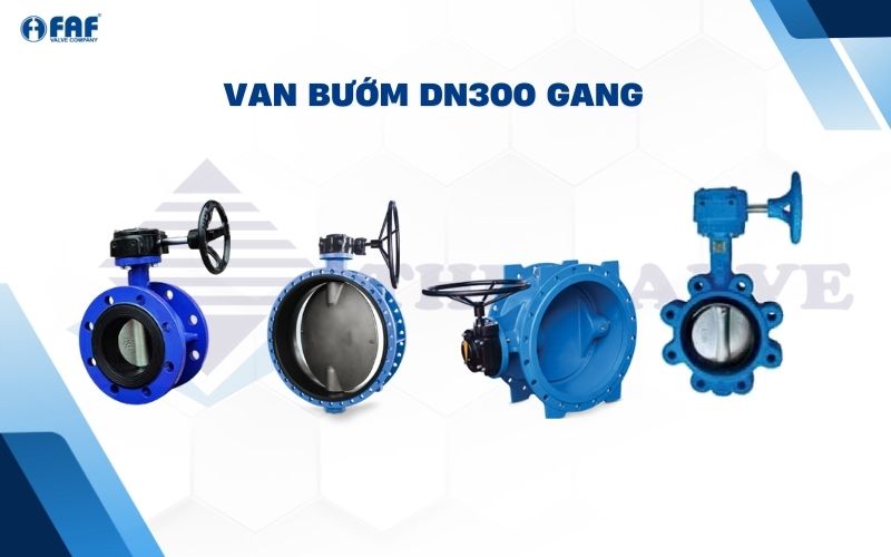 van bướm gang dn300