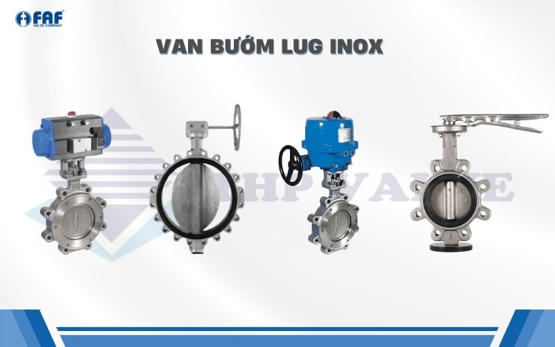 van bướm inox lug type