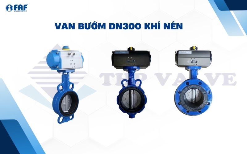 van bướm khí nén dn300