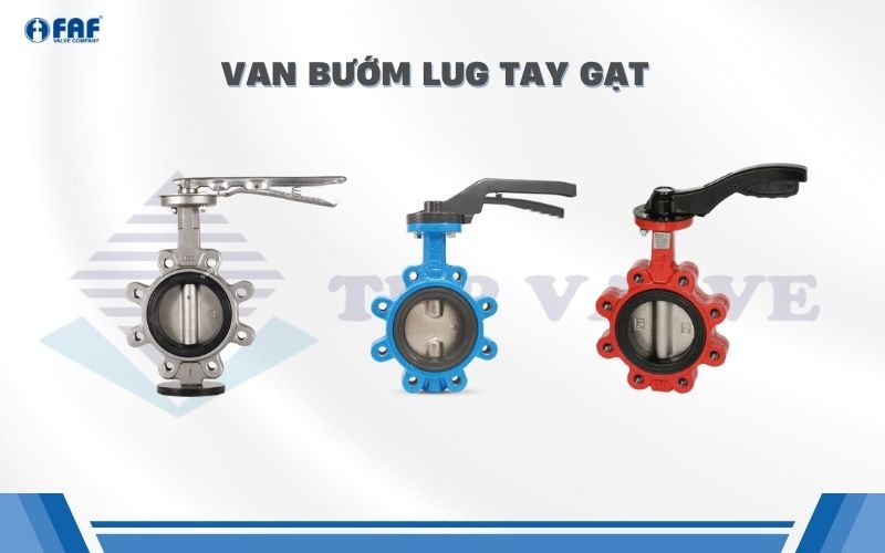 van bướm lug type tay gạt