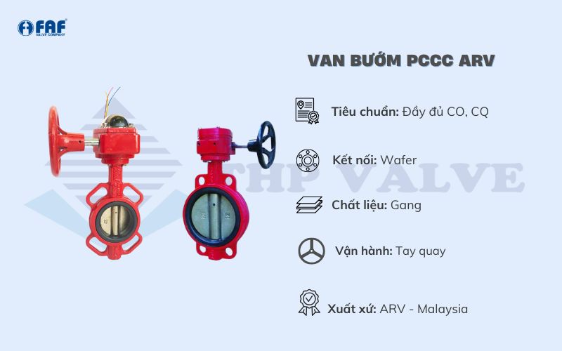 van bướm pccc arv