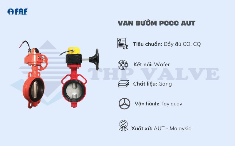 van bướm pccc aut