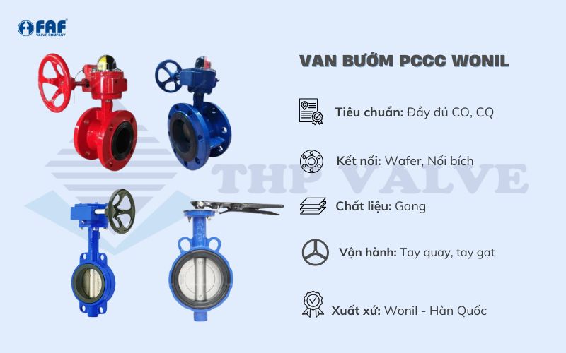 van bướm pccc wonil