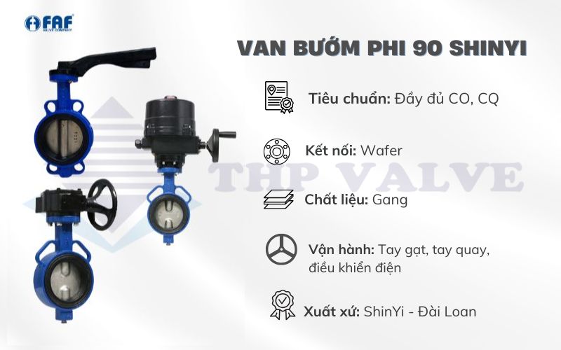 van bướm phi 90 shinyi