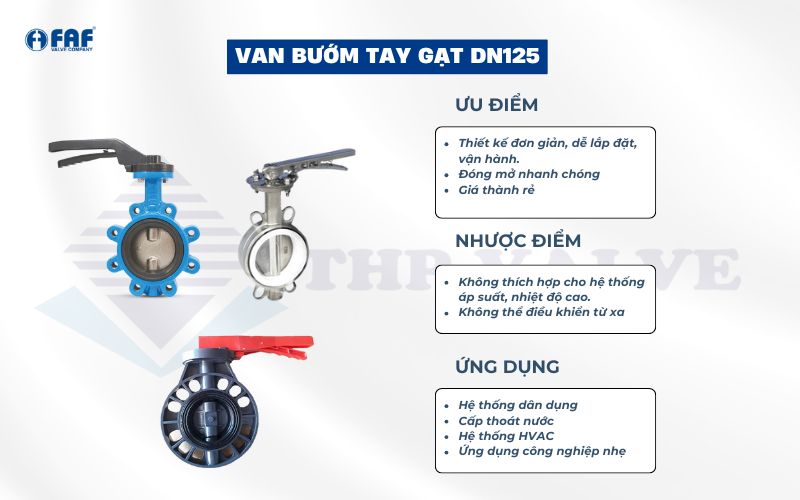 van bướm tay gạt dn125