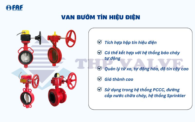 van bướm tín hiệu điện pccc