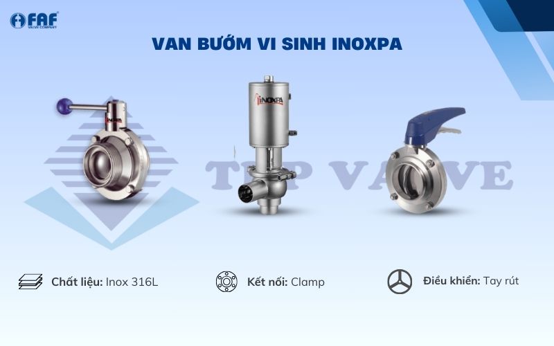 van bướm vi sinh inoxpa