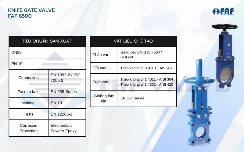 van cổng dao faf 6500 dn80