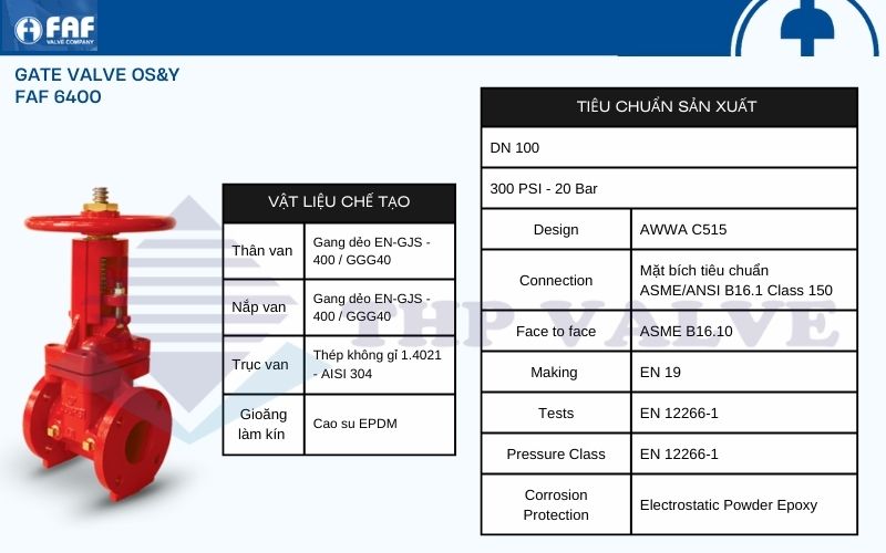 van cổng ty nổi osy faf dn100