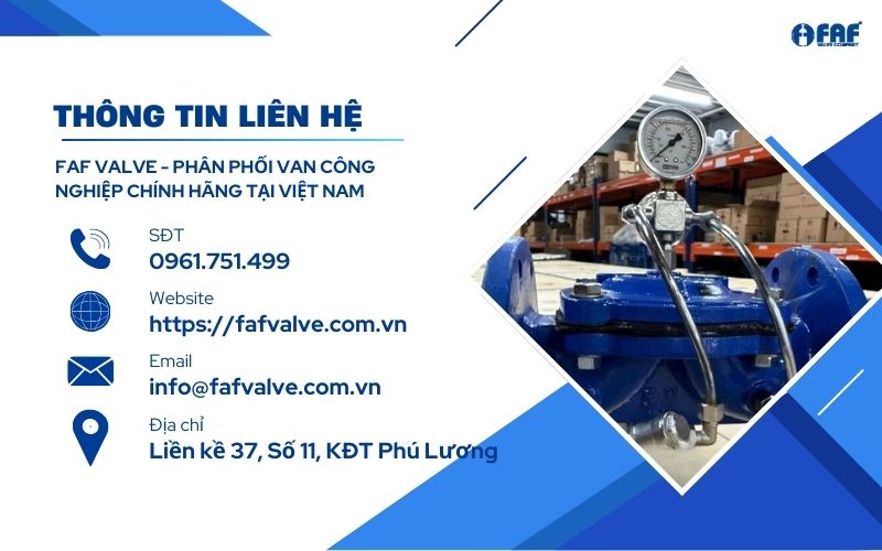 địa chỉ mua control valve faf uy tín