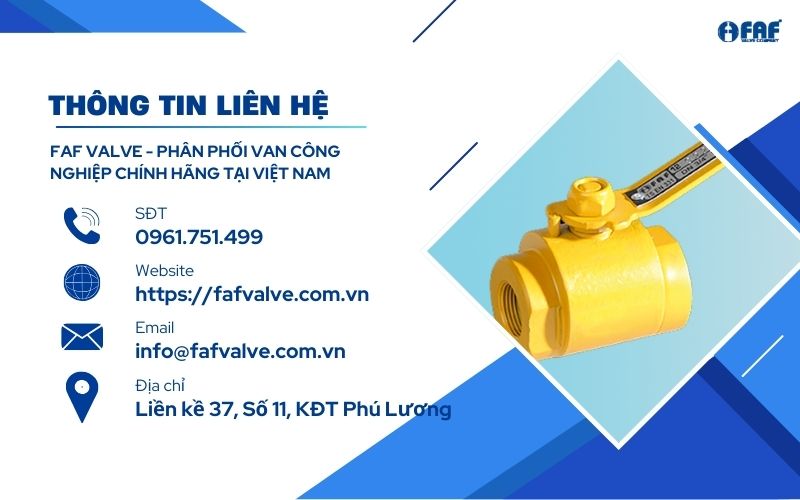 địa chỉ mua van bi faf chính hãng