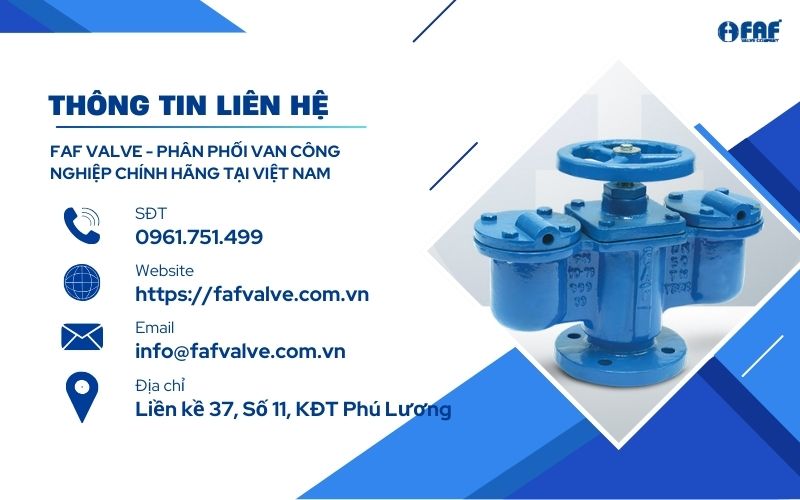 địa chỉ mua van xả khí faf