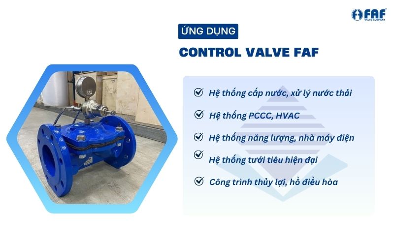 ứng dụng control valve faf