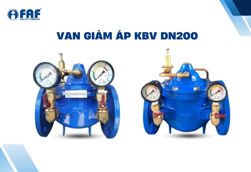 Van giảm áp KBV DN200 xuất xứ Thổ Nhĩ Kỳ