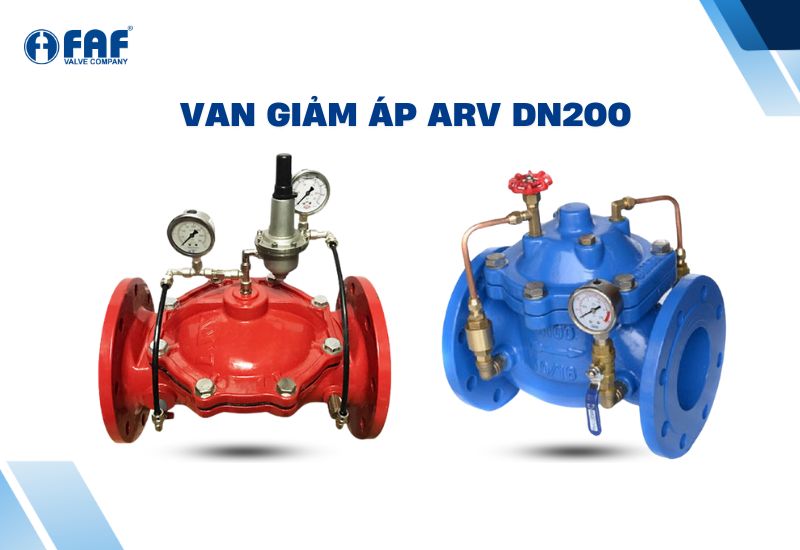 Van giảm áp ARV DN200 xuất xứ Malaysia