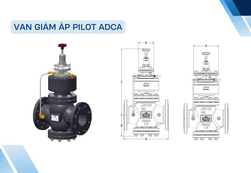 Van giảm áp pilot Adca - Thổ Nhĩ Kỳ