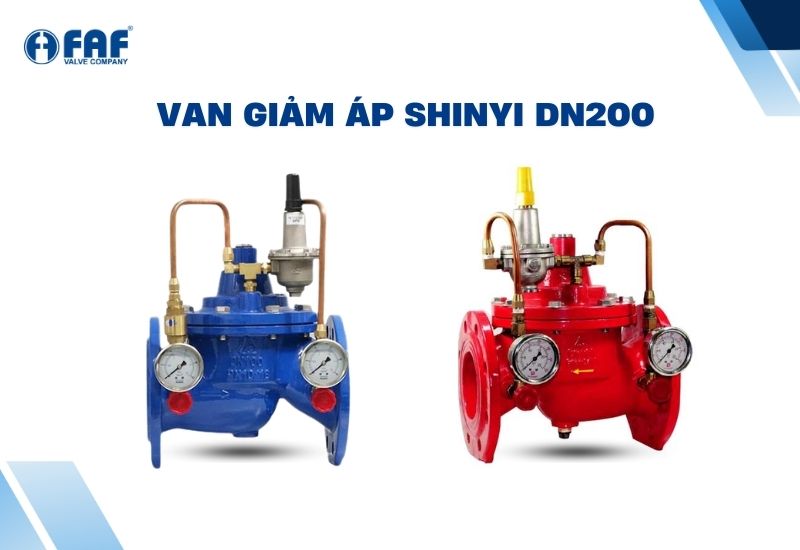 Van giảm áp Shinyi DN200 xuất xứ Đài Loan