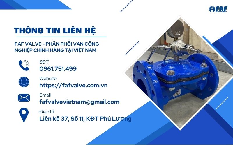 địa chỉ mua van giảm áp thủy lực