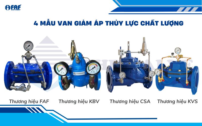 top 4 model van giảm áp thủy lực chất lượng