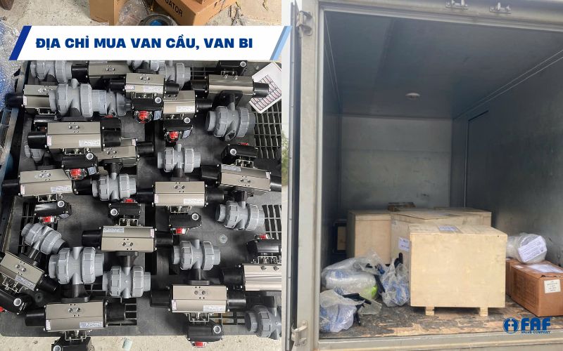 địa chỉ mua van cầu và van bi chính hãng