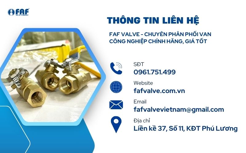fafvalve cung cấp van bi tay gạt dn15 giá tốt