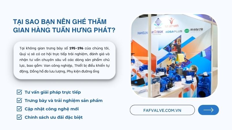 Các hoạt động chính tại gian hàng Tuấn Hưng Phát