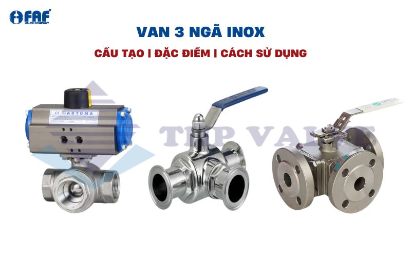 van 3 ngã inox